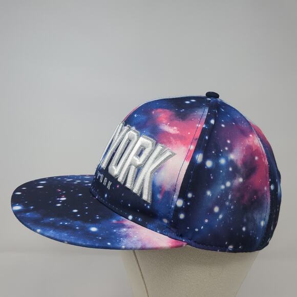 New York Snapback Hat Multicolor OS Adjustable Embroidered Galaxy Fashion Cap - Picture 3 of 8